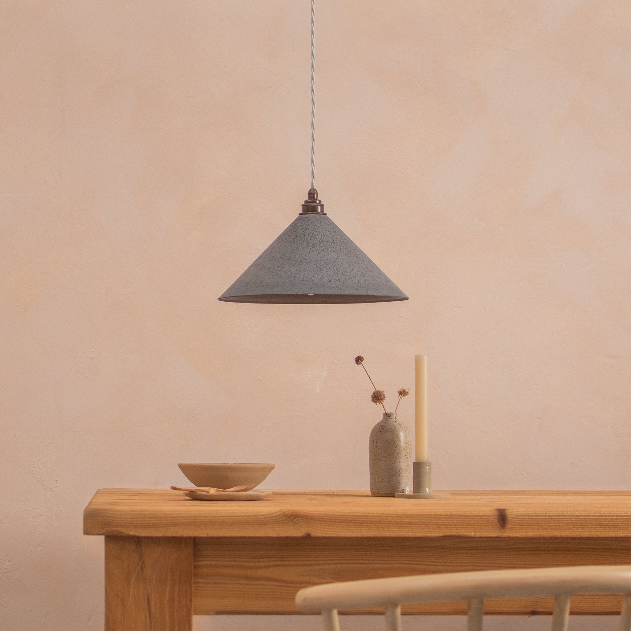 Large Rocco Light - Slate