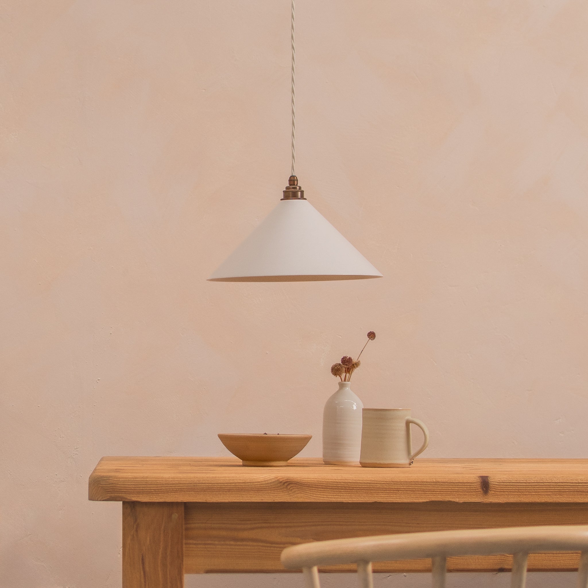 Large Rocco Light - Chalk