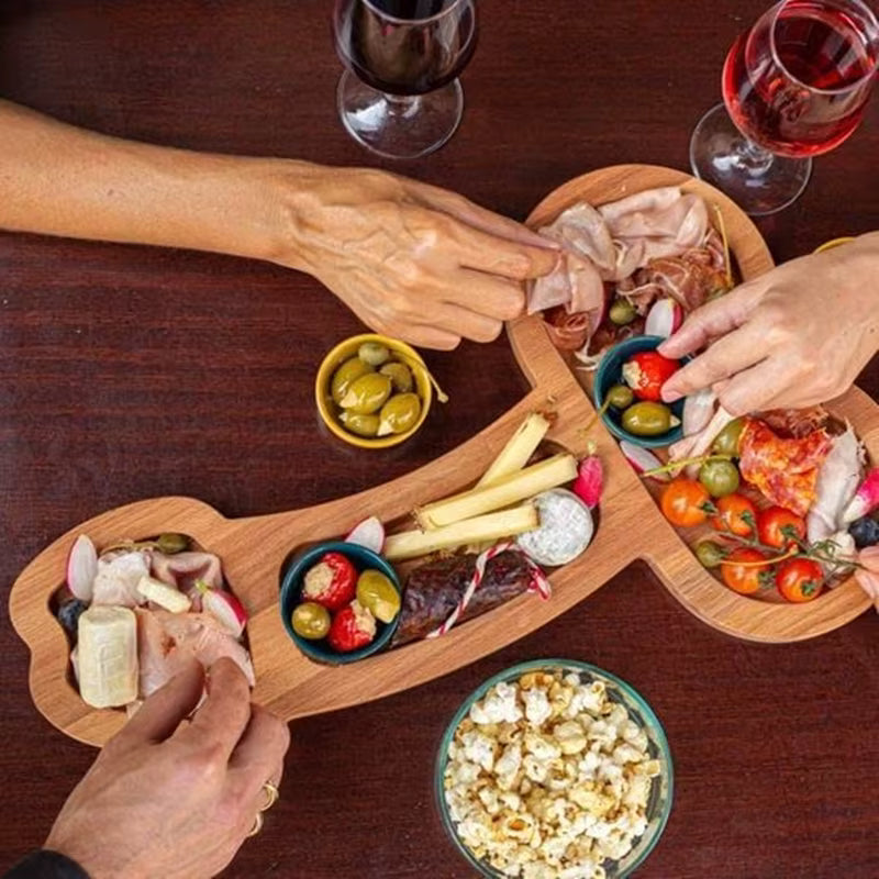 Fun Wooden Dinner Plate,cheese boards charcuterie boards,unique gifts