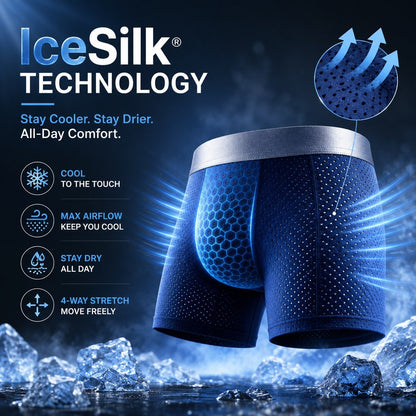 🏆45K+ SOLD 🔥2026 HOT SALE  AirSorbTM Premium All-Day Comfort IceSilk Mesh Men's Boxer