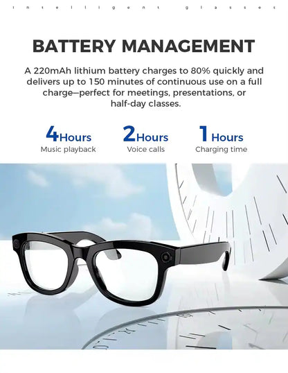 AI Vision Smart Glasses™—Real-time Translation, Camera, Music, and AI Assistant