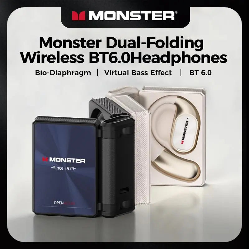 ⏰ Last Chance: Monster AC530 Open-Ear Headset – 49% Off Ends Tonight! Perfect Gift for Everyone