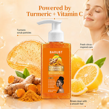 Turmeric & Vitamin C Moisturizing Exfoliating Shower Gel