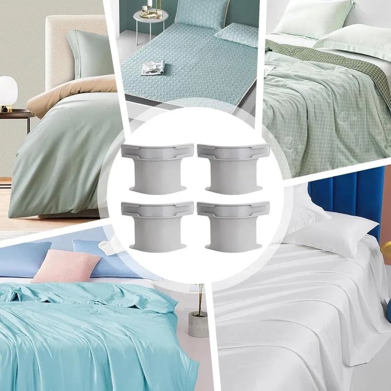 💥Flash Sale✨65K+ SOLD! Almost Gone-🏆Bed Sheet Grippers 4 PCS Non-slip Sheet Holders