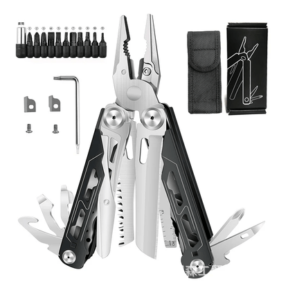 🏕️16‐in‐1 Multi‐Tool Pliers with Full‐Size Folding Scissors