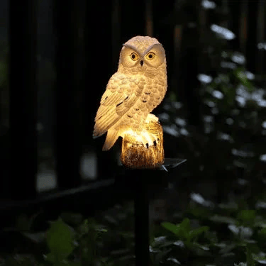 Solar Realistic Owl Garden Stake Light – Adjustable Waterproof Auto LED Landscape Decor