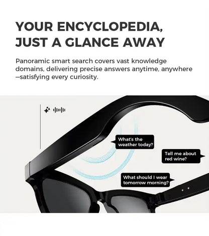 AI Vision Smart Glasses™—Real-time Translation, Camera, Music, and AI Assistant