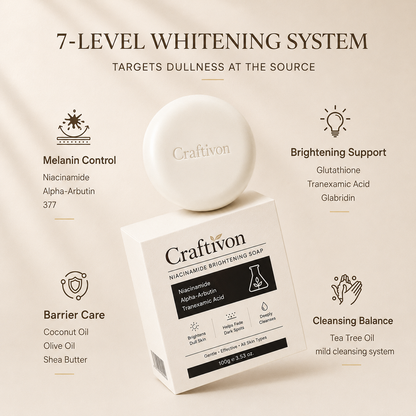 🔥Niacinamide Whitening Brightening Soap – 100g