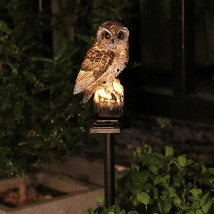 Solar Realistic Owl Garden Stake Light – Adjustable Waterproof Auto LED Landscape Decor