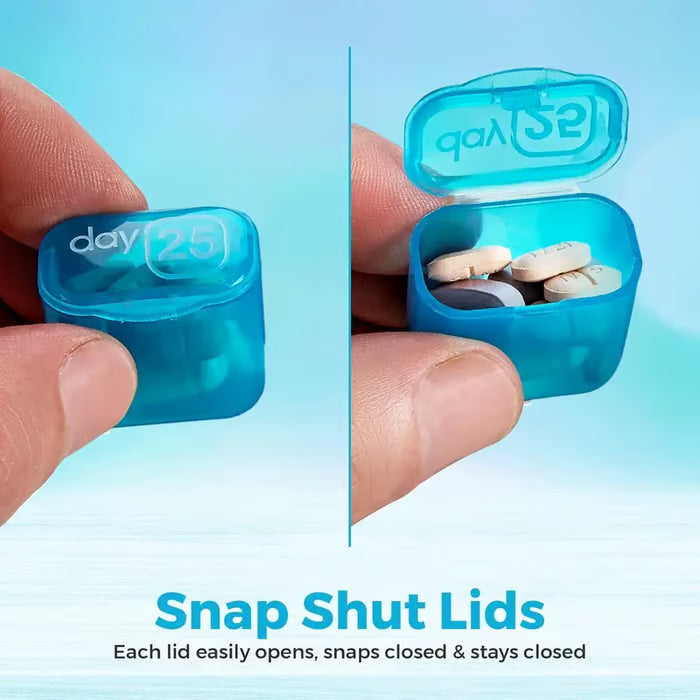 🔥Last Day Sale 60% OFF⏰💊📅 Daily 31-Day Pill Organizer Travel Case – 🔒📦
