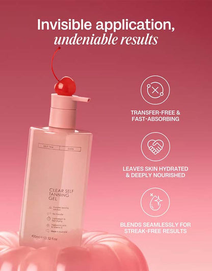 ☀️Summer Sale 49% Off☀️Clear Self Tanning Gel (400ml/13.52fl.oz) -- Sunless Tanning, Whole Body, Tropical Scent
