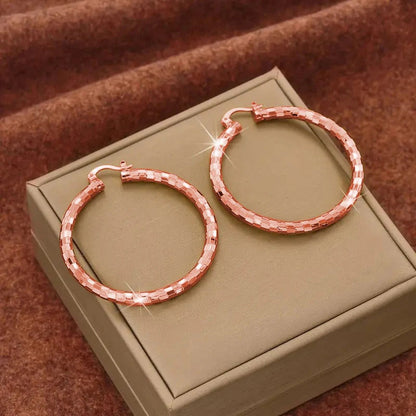 💫Vintage Hammered Metal Drop Earrings– Lightweight Geometric Statement Jewellery ✨